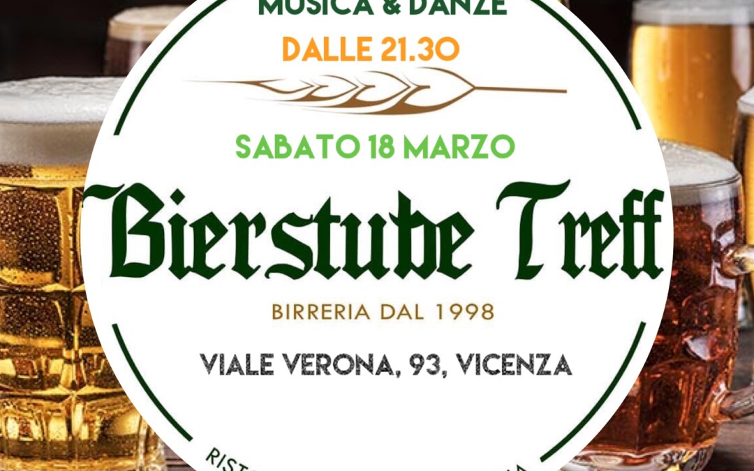 Sabato 18 Marzo 2023 – St Patrick’s Day – Vicenza